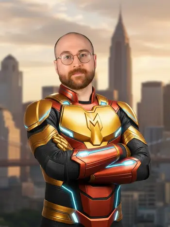 Ejemplo del estilo Superhéroe del fotomatón con inteligencia artificial