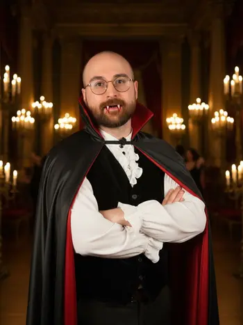 Ejemplo del estilo Vampiro del fotomatón con inteligencia artificial