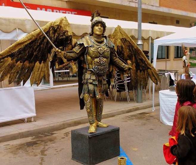 estatuas vivas barcelona