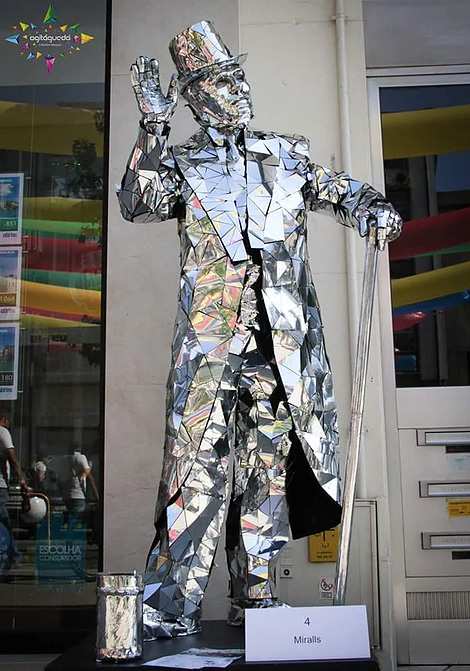 estatuas vivas barcelonaestatuas vivas barcelona