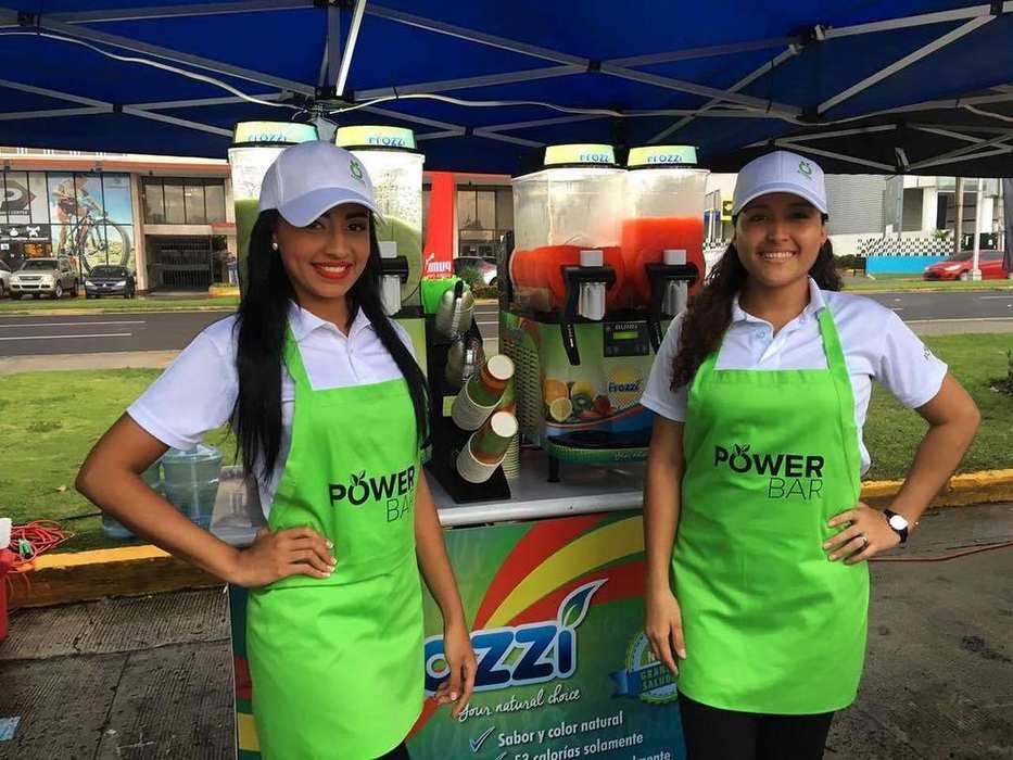 estand de granizados para eventos