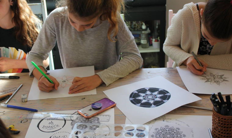 taller niños mandalas