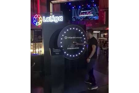 ruleta sincronizacion luces