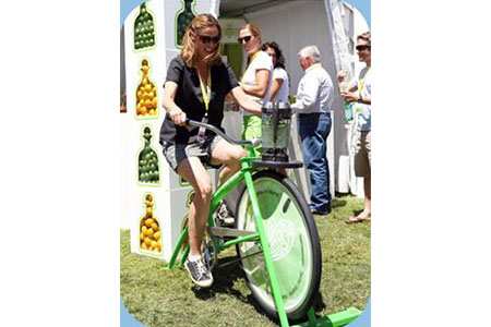 bicicleta milkshakes promocional en barcelona