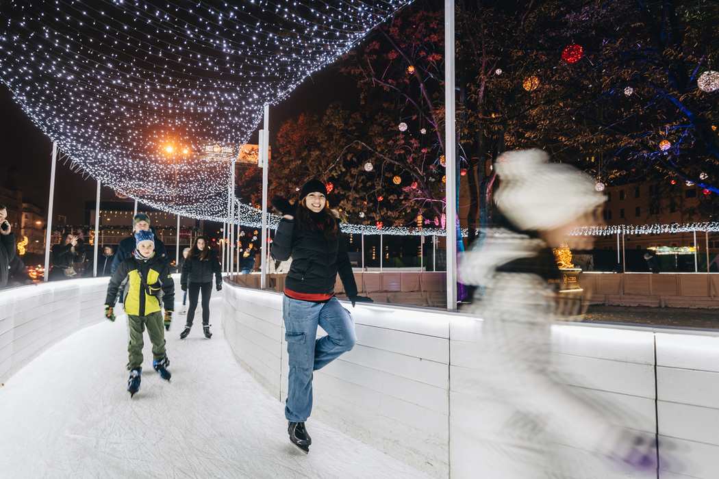 pista de hielo para eventos 