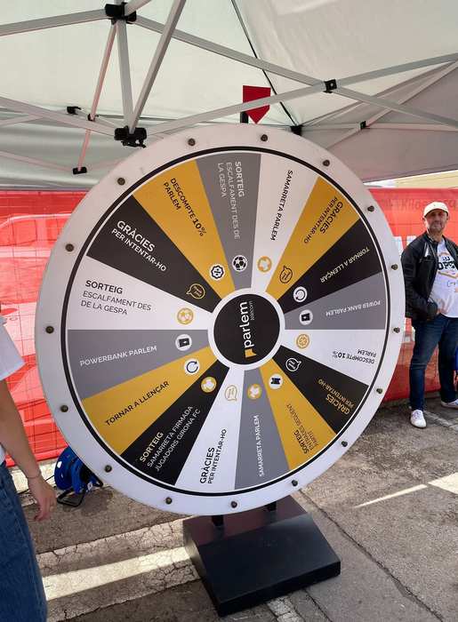 ruleta de la suerte promocional de alquiler