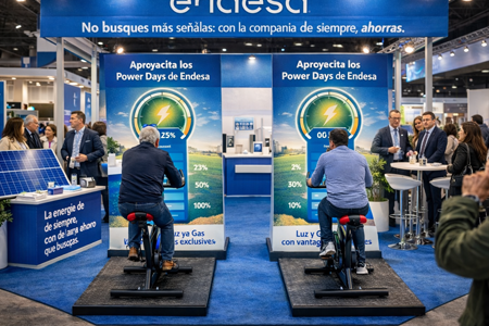 bicicletas LED para stand