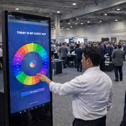 Ruleta digital para eventos 