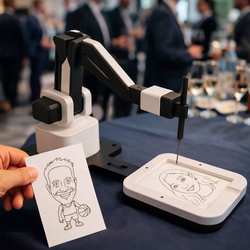 Alquiler brazo robot dibujo