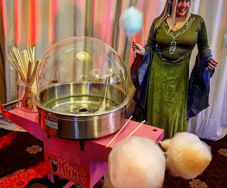 Carrito de Algodón de Azúcar para eventos
