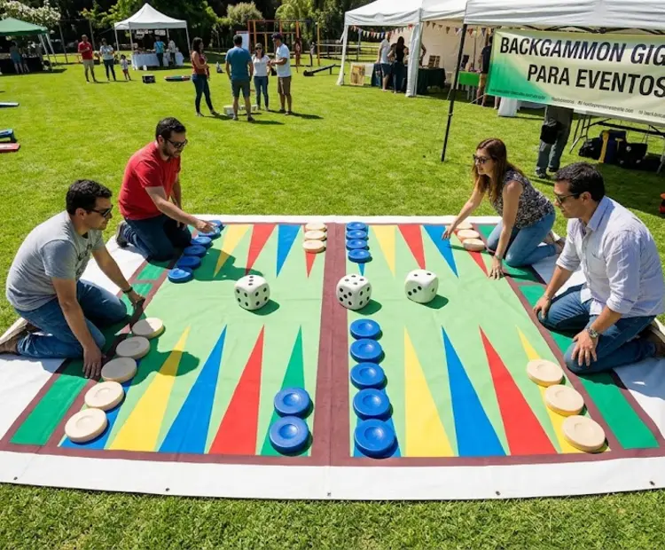 Backgammon Gigante para eventos