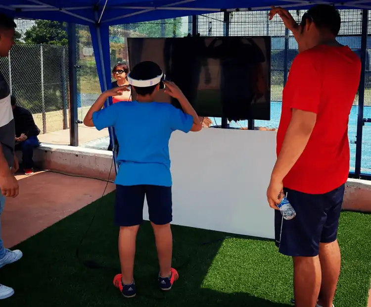 Simulador de penaltis con realidad virtual en Can Ros