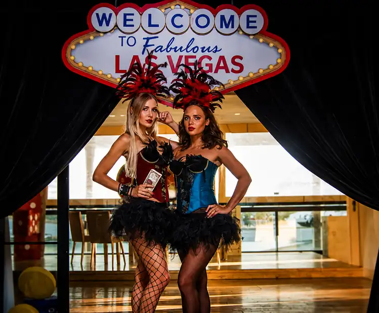 Evento temático Las Vegas: casino y animación para empresas