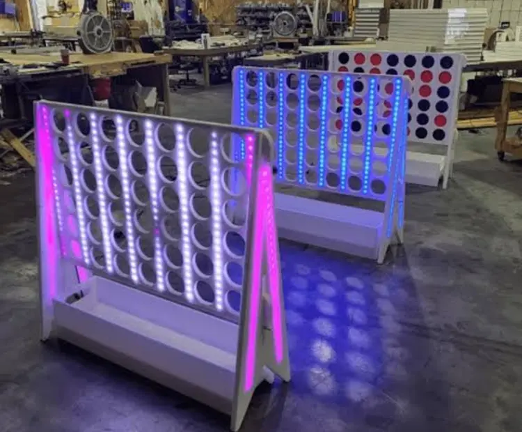 Conecta 4 XXL LED para eventos