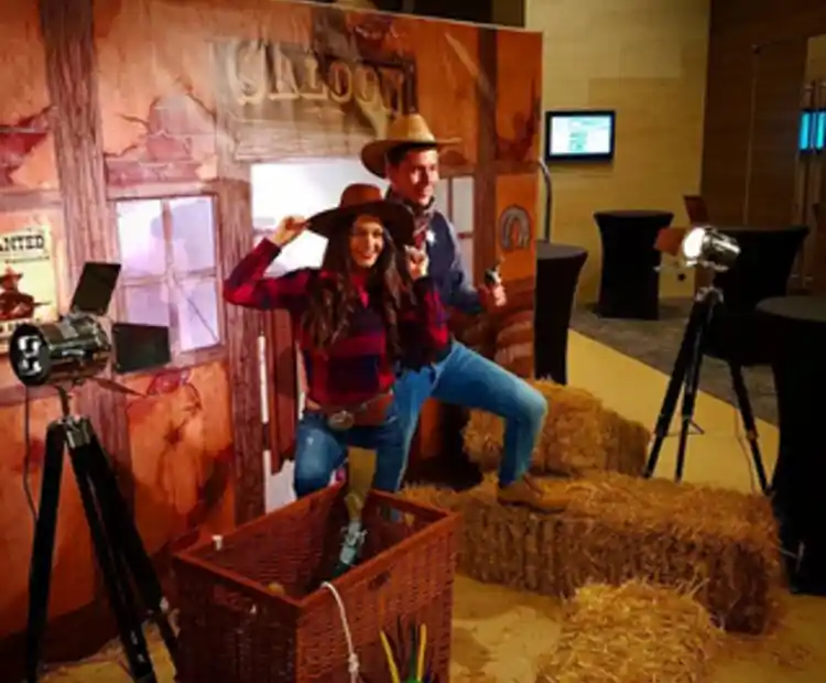 Evento temático Far West en el Hilton Diagonal Mar