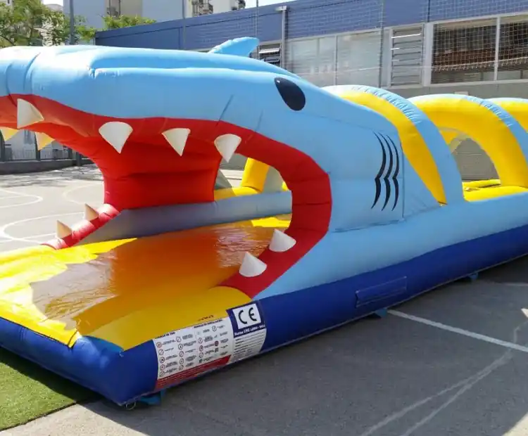 Hinchable Acuático Deslizador Tiburón para eventos