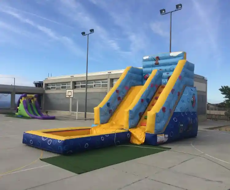 Hinchable Acuático Tobogán Burbujas para eventos