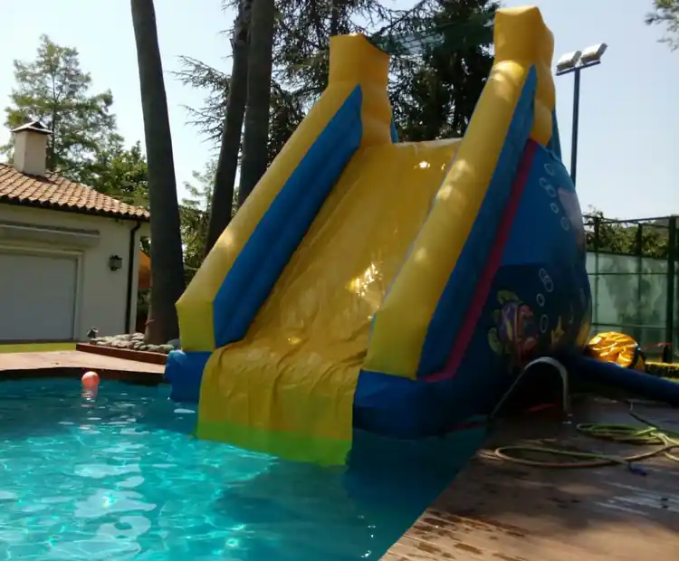 Hinchable Acuático Tobogán Cangrejo para eventos