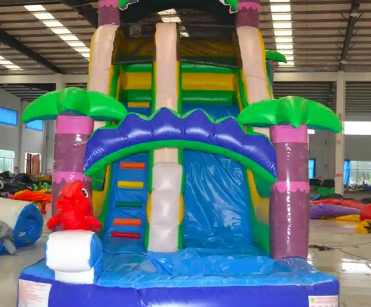 Island Slide Water Inflatable para eventos
