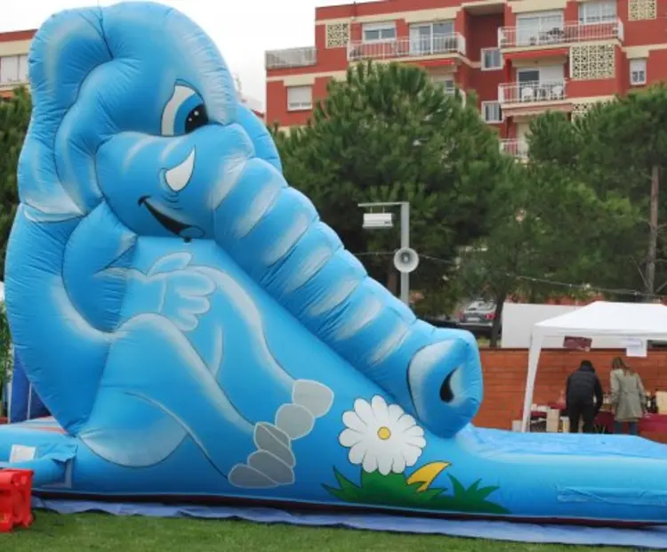 Elephant Bouncy Castle para eventos