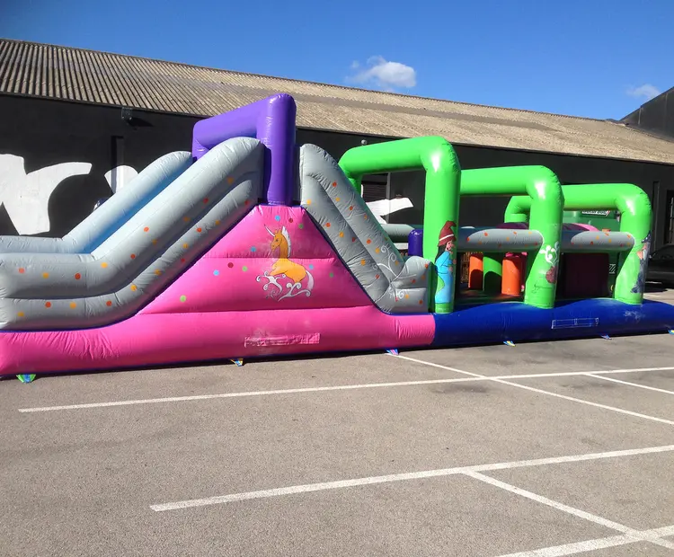 Fantasy Inflatable Obstacle Course para eventos