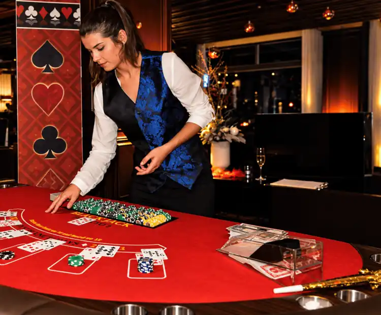 Mesa de Blackjack para eventos