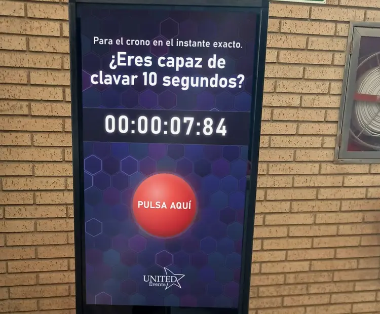 Press The Button Precision Game para eventos