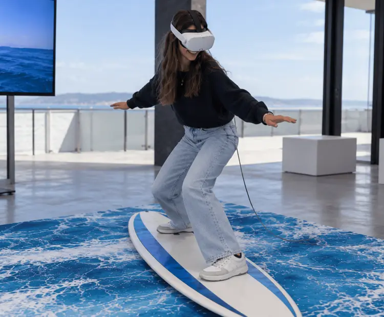 Virtual Reality Surf Simulator para eventos