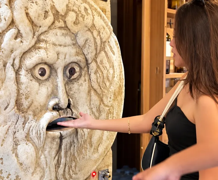 Máquina Bocca della Verità para eventos