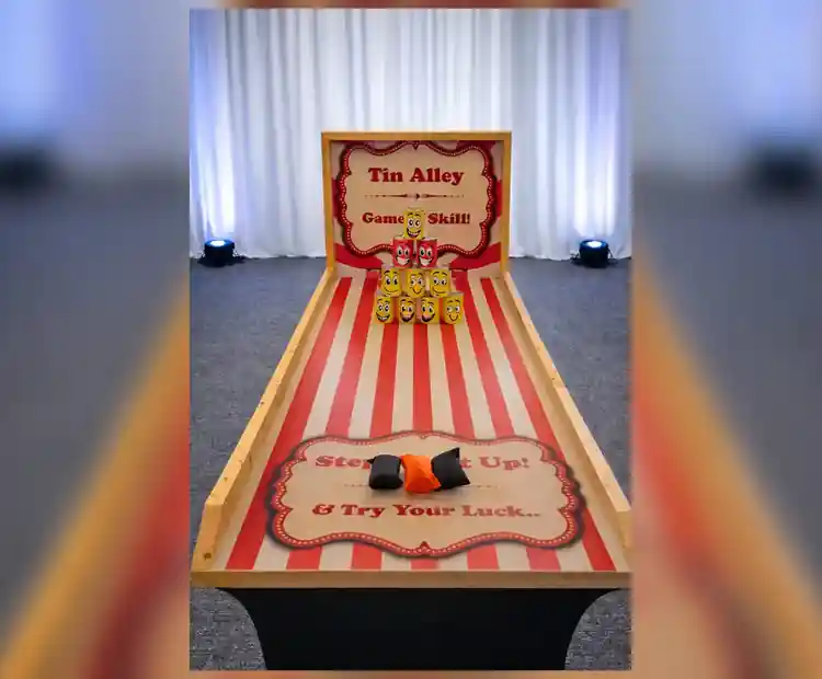 Tin Alley – Derriba las Latas para eventos