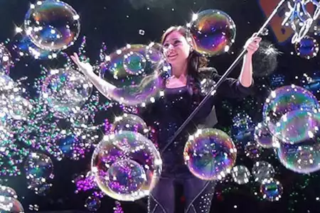 show de burbujas para eventos
