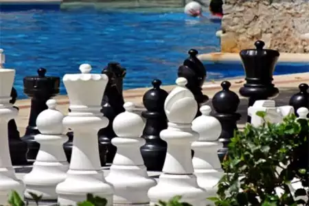 ajedrez gigante de alquiler