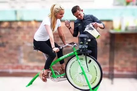 Bicicleta milkshakes batido promocional