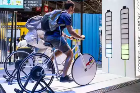 Bicicleta generadora de energía sostenible 