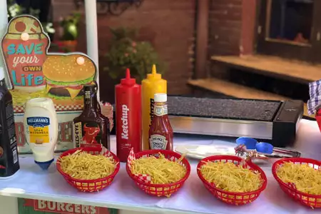 Carrito de hamburguesas para toda españa