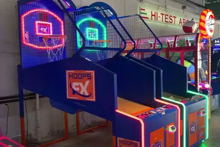 Rentar arcade de basket