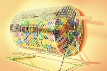 Bombo de Lotería Circular para eventos 