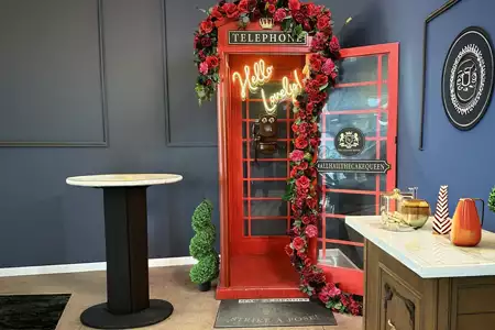Cabina telefono para eventos