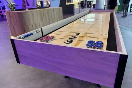 mesa Shuffleboard para eventos