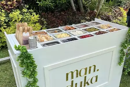 snack bar gourmet para celebraciones