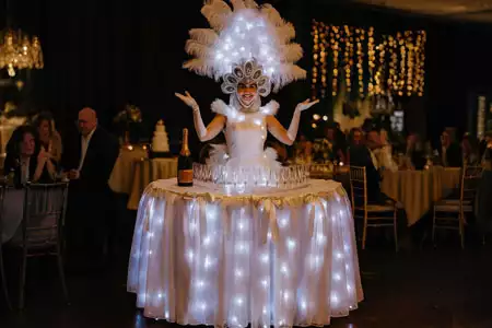 mesas humanas para eventos