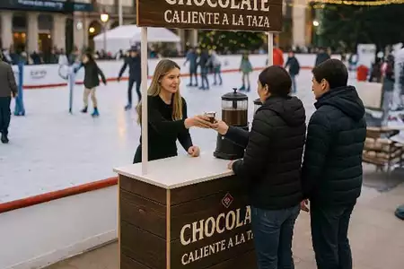 maquina chocolate caliente para eventos