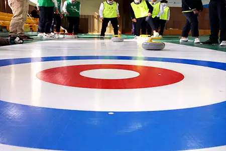 Pista curling eventos 