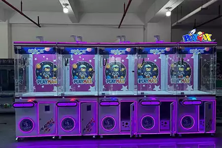 Grúas LED para eventos con iluminación violeta