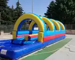 hinchable de agua deslizador