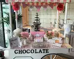 Alquilar carrito de fuente de chocolate en Barcelona 