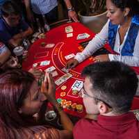 mesa black jack para eventos