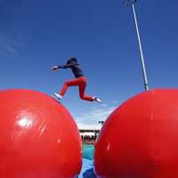 Hinchable para evento deportivo adulto