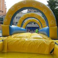 hinchable de agua deslizador