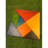 Barcelona tangram gigante
